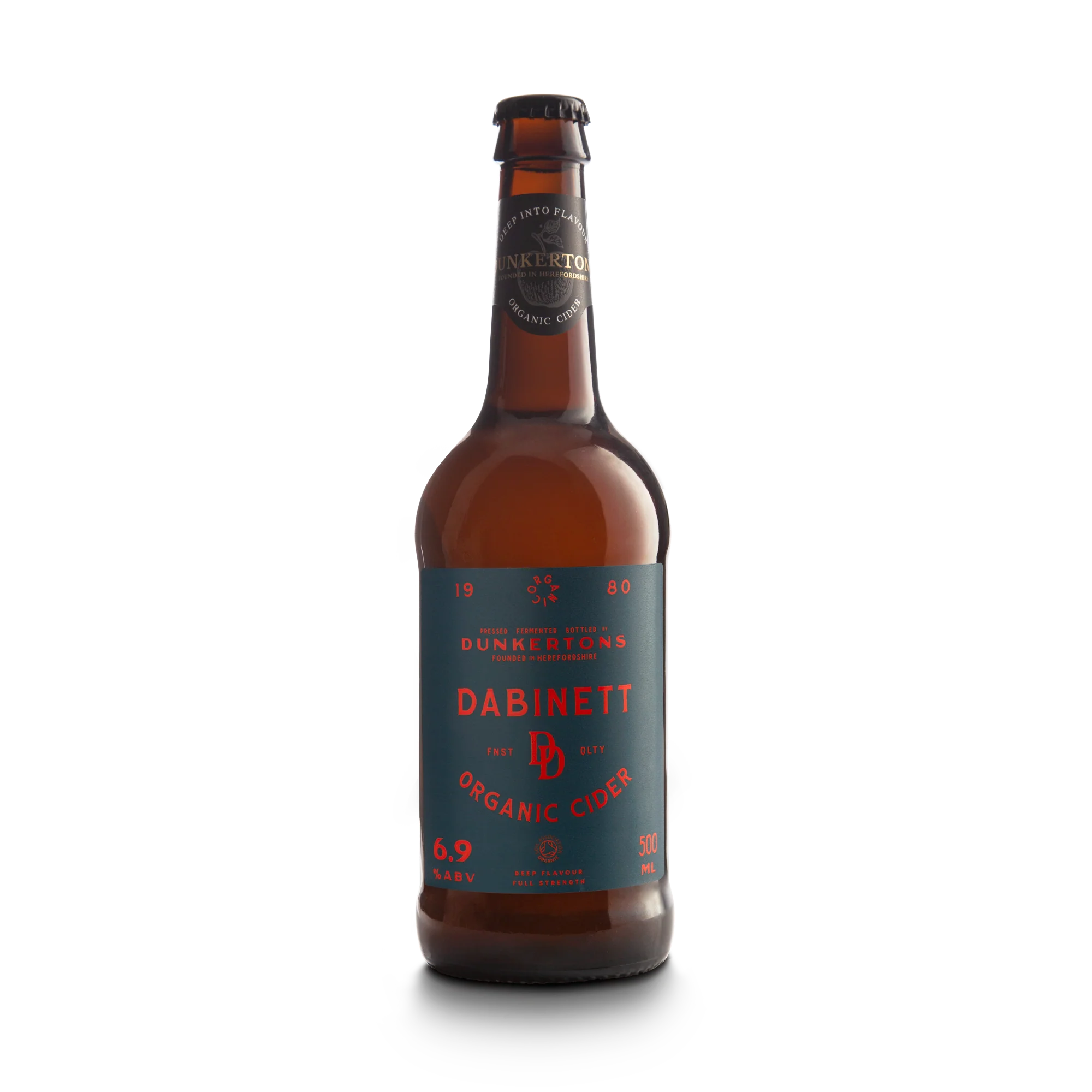 Dabinett Organic Cider - 500ml Bottle